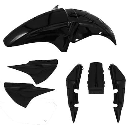003-5000 KIT PLASTICOS TITAN 150 NEGRO 3 PIEZAS (003-2001, 003-3001, 003-1001)