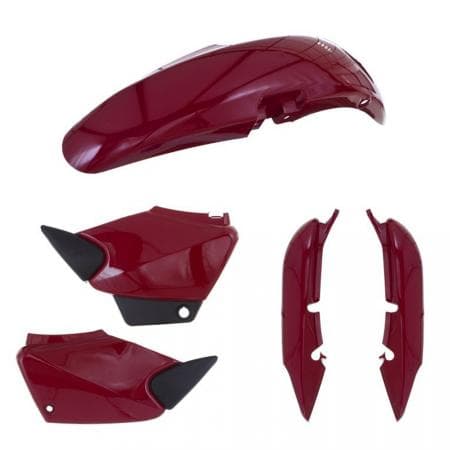 002-5001 KIT PLASTICOS TITAN 2000 ROJO 3 PIEZAS (002-2002, 002-1002, 002-3002)