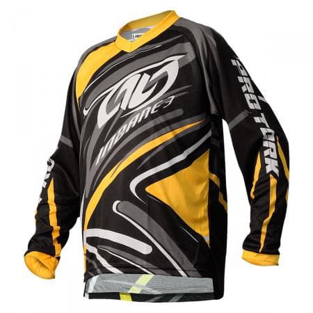 CP-122PAM-M JERSEY INSANE 3 ADULTO NEGRO-AMARILLO M