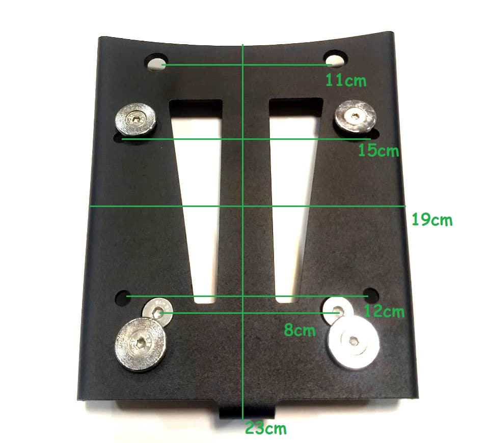 7490.2 BASE PARA BAUL TRASERO SUZUKI DL 650 V-STROM (2014 / 2016)