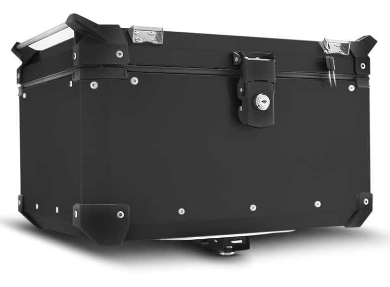 9289.1 BAUL TOP CASE TRASERO ALUMINIO NEGRO BLACK SUPER ADVENTURE 48LTS