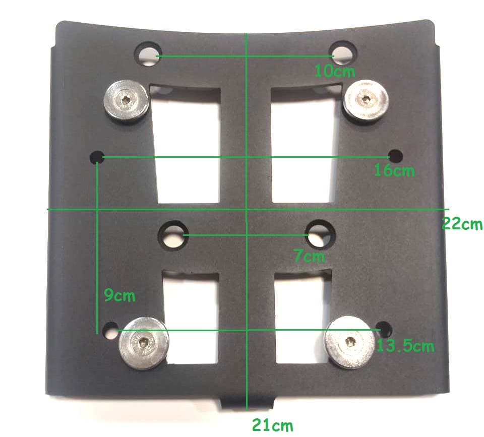 7498.1 BASE PARA BAUL TRASERO BMW F 800 GS (2007 / 2019)