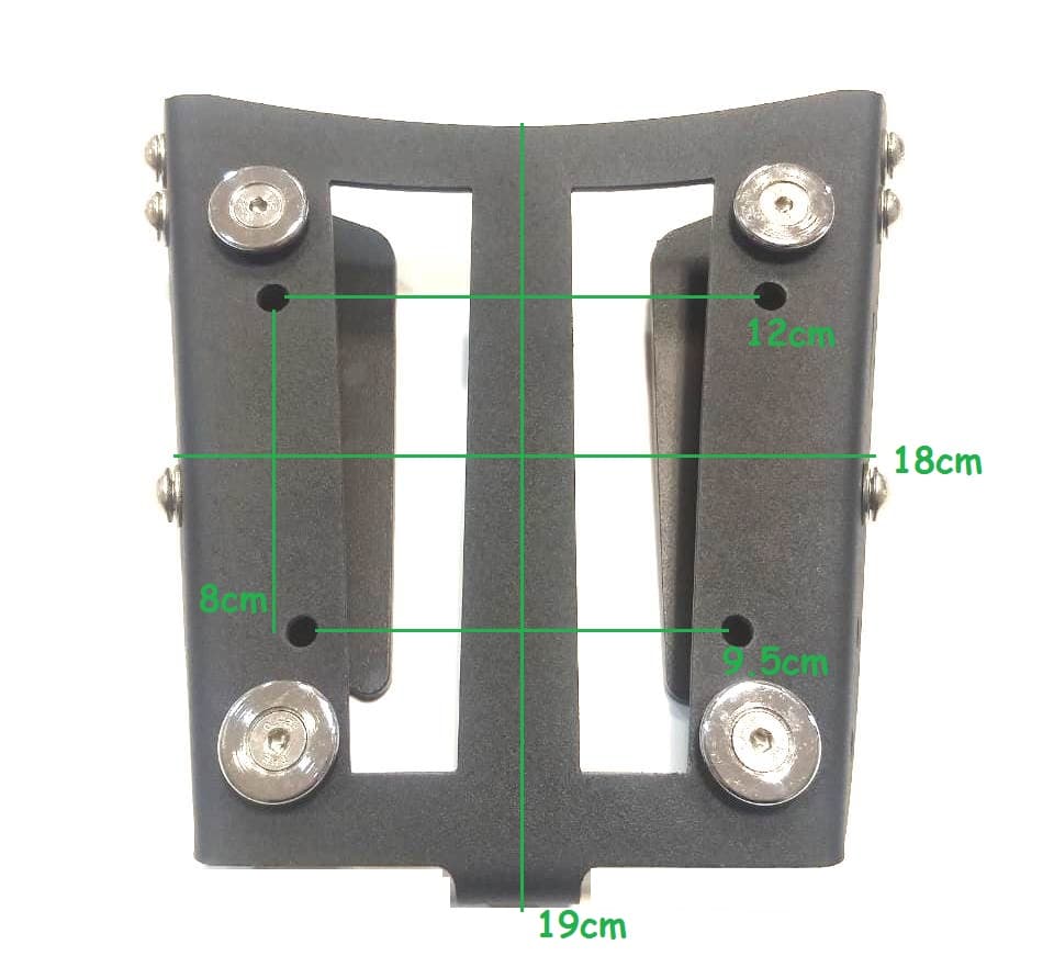 7482.8 BASE PARA BAUL TRASERO XRE 300 (2009/2018) / BROS 150 (2009/2014) / XRE 190 (2015)