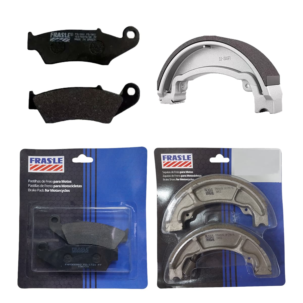 KIT FRAS.LE ZAPATA + PASTILLA FRENO HONDA TORNADO 250 (LH-806-CPP + FMPD00860)