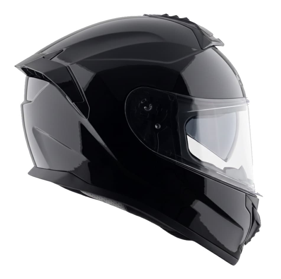 CASCO VERTIGO ZAP SOLID NEGRO BRILLO M