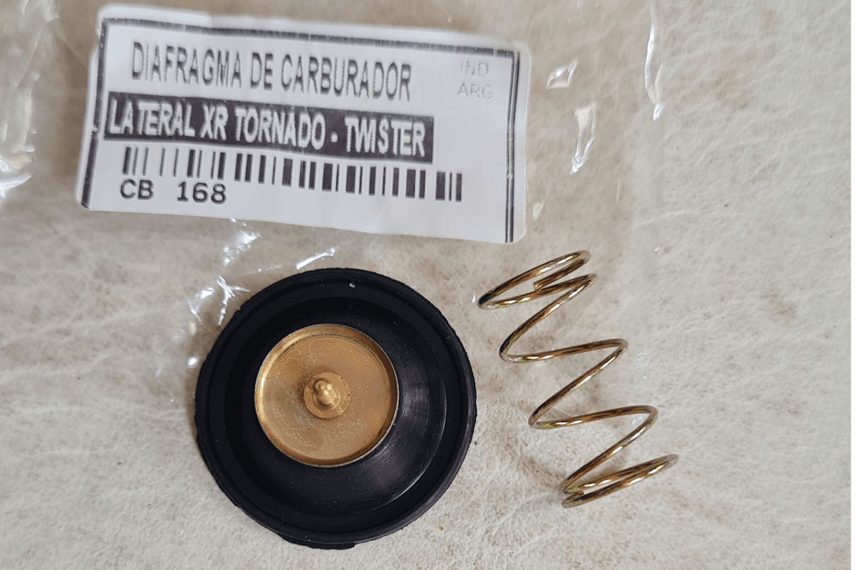DIAFRAGMA DE CARBURADOR LATERAL XR TORNADO- TWISTER