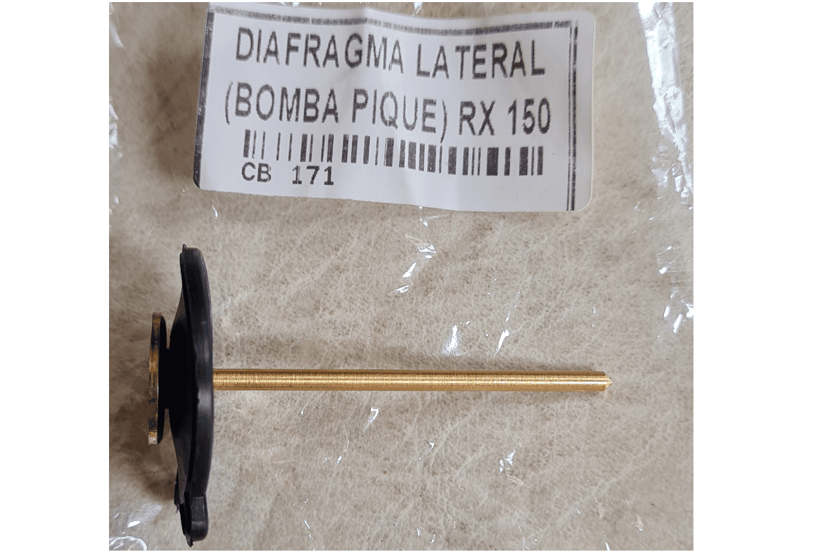 DIAFRAGMA DE CARBURADOR LATERAL RX 150 (LARGO VASTAGO 50MM)
