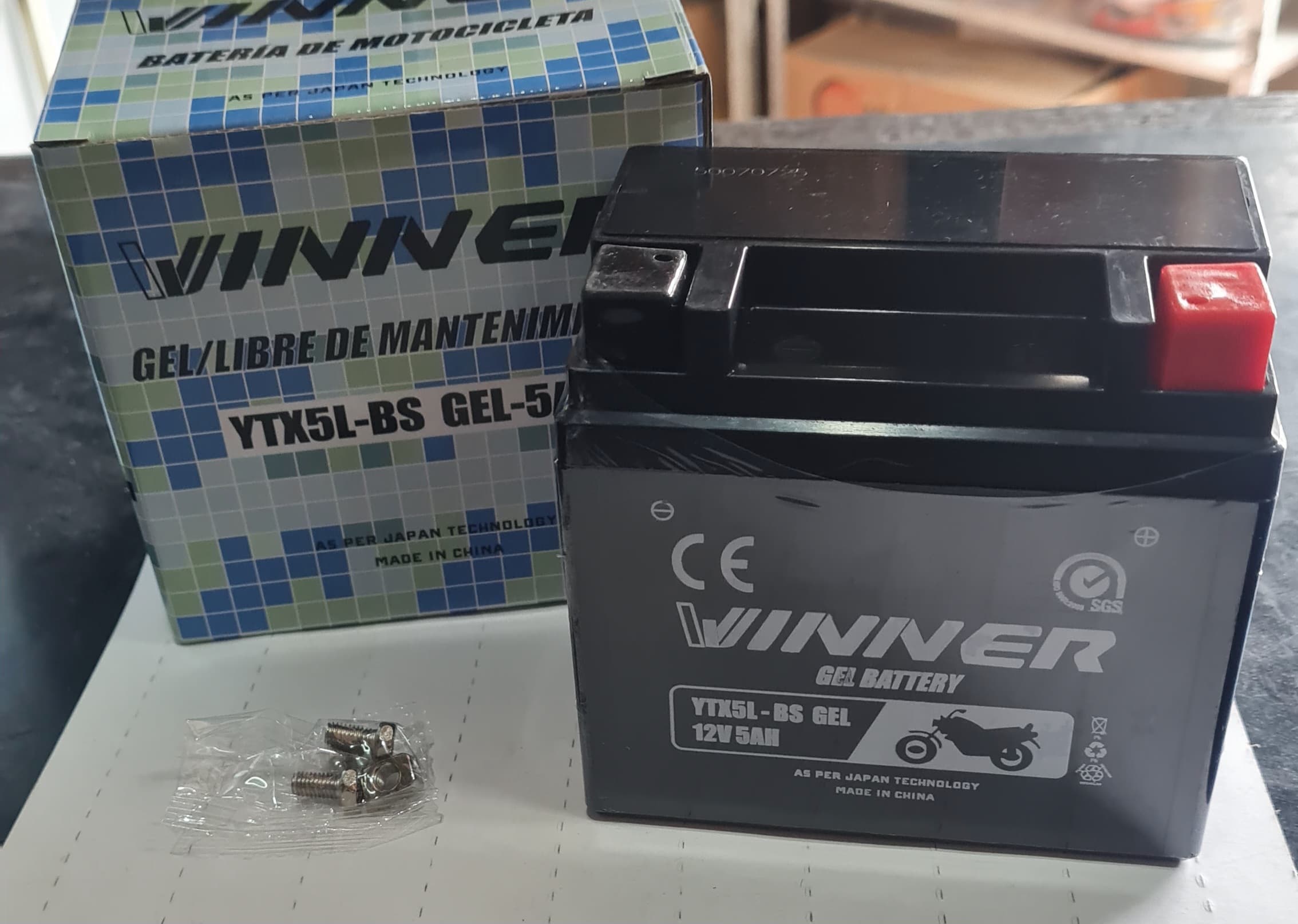 BATERIA MD: YTX5L-BS  (12V)  GEL