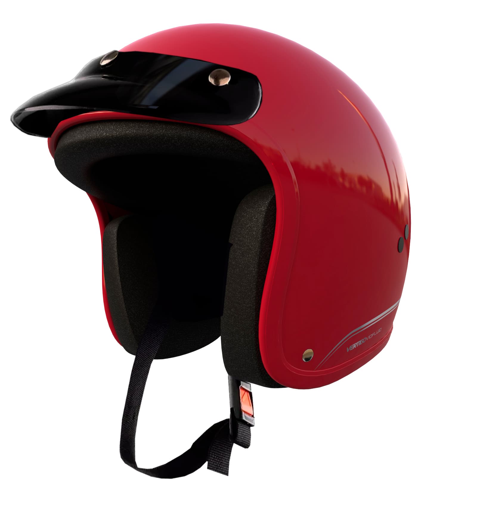 CASCO VERTIGO V10 FLUID ROJO XS